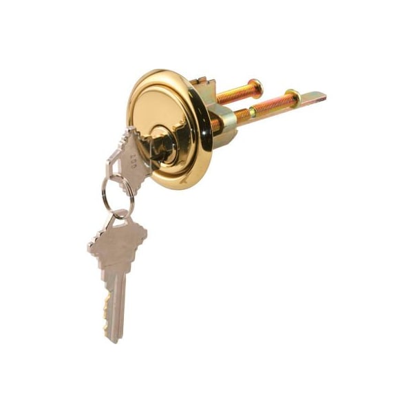 Prime-Line Prime-Line Rim Cylinder Lock with Trim Ring, 5 Pin Lock and Solid Brass Face GD 52139 - main